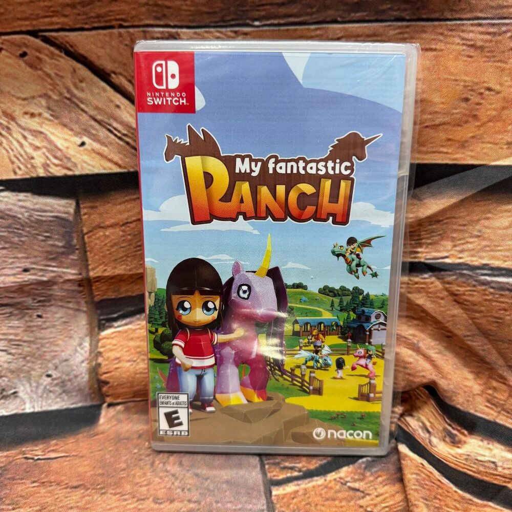 My Fantastic Ranch Nintendo Switch New Sealed Unicorns Dragons Kids Sim Game